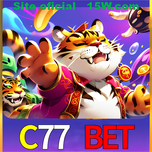 Imagem promocional da C77 Bet mostrando a plataforma e suas vantagens